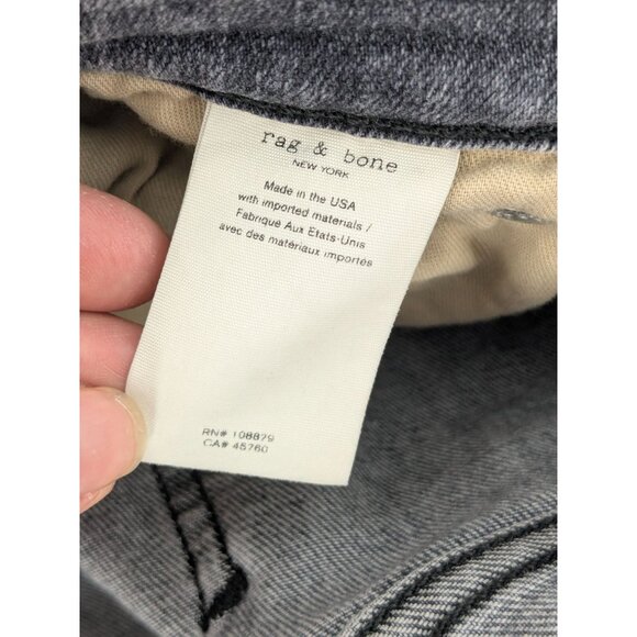 Rag & Bone Nina High Rise Skinny Ankle Denim Jeans Minimalist Normcore Size 27 - Picture 12 of 13
